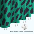 thumbnail image 6 of Green and Black Of Leopard Print Shower Curtain 72"x72" ,Bathroom Decorative Shower Curtains Set with 12 Hooks,Modern Waterproof Washable Shower Curtain, 6 of 6