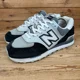 thumbnail image 5 of New Balance 574 Trainers Mens Size UK 7 Black Suede Casual Mesh Shoes NB, 5 of 6