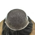 thumbnail image 2 of LYRICAL HAIR Lace Front Toupee for Men Indian Human Hair Replacement System  French Lace Mens Toupee Thin Skin Hairpieces for Man Bleached Front Knots Mens Hair Piece Unit, 2 of 6
