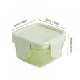 thumbnail image 2 of Dispensing fresh-keeping box, food-grade thickened sealed food box, bait fish medicine jewelry storage box, multi-color storage box - bud green, 2 of 5
