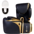 thumbnail image 1 of Guantes de Box Bluelander Negro con Dorado 16 oz, 1 of 4