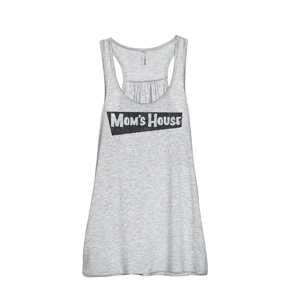 Thread Tank Mom's House (Full House) Women's Fashion Sleeveless Flowy Racerback Tank Top Sport Grey 2X-Large