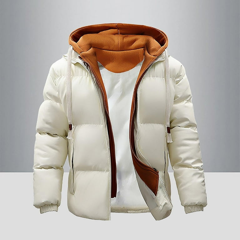 Heavyweight down hooded puffer jacket on sale