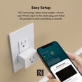 thumbnail image 3 of Enchufe inteligente Belkin Wemo con rosca para Apple HomeKit, color blanco, 3 of 7
