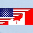 thumbnail image 2 of CafePress - Canadian American Flag Infant Bodysuit - Baby Light Bodysuit, Size Newborn - 24 Months, 2 of 4