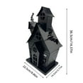 thumbnail image 4 of Shoreew Halloween Haunted House Candle Holder Hollow Iron Tealight Candle Stand Candlestick Table Centerpiece Home Office Desktop Decoration, 4 of 6