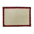 thumbnail image 2 of Holiday Tartan Plaid Border Christmas Decorative Table Placemat (Plaid Border Placemat, 13"x19" Set of 4), 2 of 4