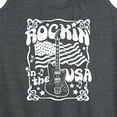 thumbnail image 3 of Instant Message - Rockin In The USA - Women's Racerback Tank Top, 3 of 6