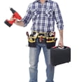 thumbnail image 1 of Minkissy Tool Storage Box with Handle for DIY Enthusiasts Black 1Set 9.6*7.1*2.8in, 1 of 5