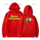 thumbnail image 2 of Sudadera con capucha divertida de Navidad con dedos de Grinch para mujer, Sudadera con capucha con estampado de dibujos animados, cuello redondo clásico, diseño suelto, regalo para mantener el calor, 2 of 4