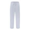 thumbnail image 5 of Teen Boys Casual Loose Fit Straight Leg Jogger Pants With Drawstring Waist Side Pockets, 5 of 9