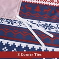 thumbnail image 5 of TROPOW Christmas Duvet Cover Set King Size - Boho Holiday Reindeer Print Bedding Set - Soft & Breathable Christmas Decorations for Winter(King-104x90"), 5 of 6