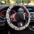 thumbnail image 3 of Uorisanigo Daisy Pattern Fluffy Steering Wheel Cover for Women Unique 15 Inch Car Steering Wheel Cover for Winter Breathable Car Steering Wheel Cover for Most Vehicle Car Decor Gift for Holiday, 3 of 8
