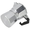thumbnail image 4 of Coffee Pot, Aluminum Alloy Moka Pot Compact Portable Casting Process  For Bar For Office For Home, 4 of 8