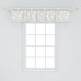 thumbnail image 2 of Ambesonne Grey Window Valance, Game Game Hobby Theme, 54" X 12", Grey, 2 of 3