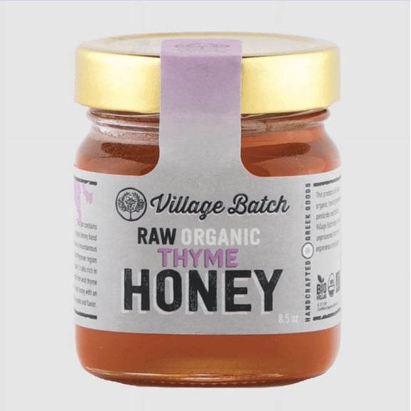 Raw Organic Thyme Honey 8.5oz Jar