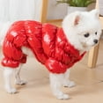 thumbnail image 6 of Dog Winter Coat, Waterproof Dog Jacket, Warm Fullbody Dogs Snowsuit, Winter Coat for Small Dogs, Button Down Pet Thick Fleece Snow Proof Clothes, Outdoor Cold Weather Pet Coats Apparel, 6 of 9