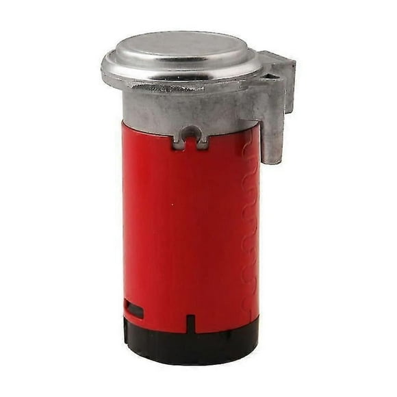 Red Air Compressor 12v Air Pump Kit, Electric Horn With Electromagnetic Motor Hose