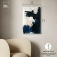 thumbnail image 5 of Skyline Blue Brush II Canvas Blue Abstract Art by Art Remedy, Gallery Wrapped, 16" x 24", 5 of 7
