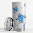 thumbnail image 3 of Turtles Gifts for Women Girls Sea Turtle Tumbler 20oz Jewelry Drawings Stainless Steel Insulated Tumblers Coffee Travel Mug Cup Gift for Birthday Christmas, 3 of 7