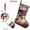 thumbnail image 5 of ¡Maldiciones! Tema: Calcetines de Navidad, fino lino blanco para colgar en escaleras y chimenea, decoración navideña para el hogar, regalo de Navidad.54cm×38cm, 5 of 5