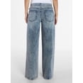 thumbnail image 3 of Madden NYC Wide Leg Jeans with Grommet Belt, 31.5” Inseam, Sizes 00-18, 3 of 5