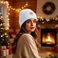 thumbnail image 5 of Wioihee Embroidered Knit Cuffed Beanie for Men Women Tactical Winter Warm Hat, 5 of 6