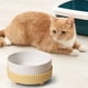 thumbnail image 4 of Cuenco Para Gatos 1Pcs Ceramic Heated Pet Bowl with Constant Temperature Heating and Elevated Base for Cats and Dogs in Winter JASKFLY, 4 of 9
