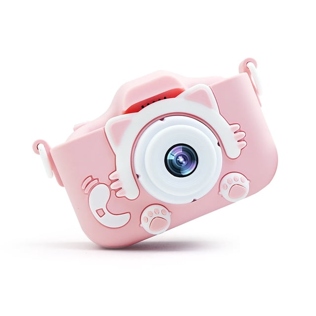 Cámara digital para niños, cámara digital para niños, regalos, cámara, pantalla de 2.0 pulgadas, recargable, lente doble frontal y trasera de 2 MP, para niños de 3 a 10 años, cámaras de video