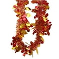 thumbnail image 1 of Guirnalda de oropel navideño, guirnalda de oropel retorcida, adorno de decoración navideña para boda, de Navidad, escalera, chimenea, fiesta, 1 of 8