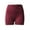 Wine, variant on Women's Basic Solid Premium Cotton High Rise Bike Shorts