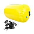 thumbnail image 4 of Barril de gimnasia con rodillo de aire, equipo de gimnasia portátil, multifuncional, para uso en gimnasios en casa, colchoneta inflable para hacer eje Amarillo 05x07 m, 4 of 9