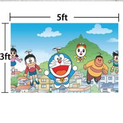 Doraemon Taspestry Wall Decor Birthday Banner Backdrop Background Party Supplies Taspestry Poster