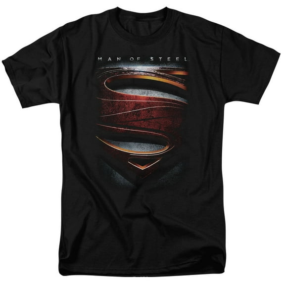 Man Of Steel Large Shield Unisex Adult T Shirt For Men And Women