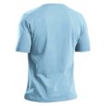 thumbnail image 3 of fatyb Mens Casual T-Shirts Summer Button V Neck Tee Pullover Solid Color Vacation Beach Tops with Pocket, 3 of 7