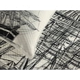 thumbnail image 4 of Ambesonne Pirate Ship Quilted Bedspread Set 3 Pcs, Sail Boat Vintage, King Size, Cream Black, 4 of 5