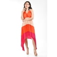 thumbnail image 5 of Vestido asimetrico plisado Roman Fashion /Juvenil, 1731 (Naranja) naranja G, 5 of 5