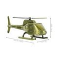thumbnail image 2 of CHICHUMID Collectible Golden Alloy Helicopter Model with Fine Craftsmanship Retro Aircraft Decor, 2 of 8