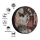 thumbnail image 4 of Fotbe Vintage Collage Girl Butterfly Funda de Llanta de Repuesto con Estampado, Engrosada, Ajuste Universal para Jeep, Remolque, RV, SUV, Camión-14 inch, 4 of 6