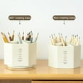 thumbnail image 2 of PENGXIANG Pen Storage Box Multifunctional Large Capacity Stationery 360 Degree Rotation Pencil Holder Office Supplies, 2 of 12