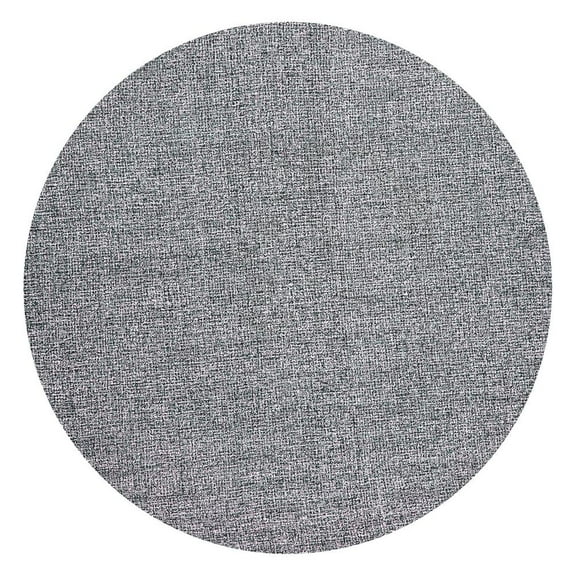 Alora Decor London 10' Round Tweed Black/White/Gray/Rust/Blue Area Rug