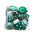 thumbnail image 2 of 16 piezas de adornos colgantes navideños para celebraciones, regalos decorativos, adornos colgantes para gabinetes, inauguración de la casa, oscuro, 2 of 8