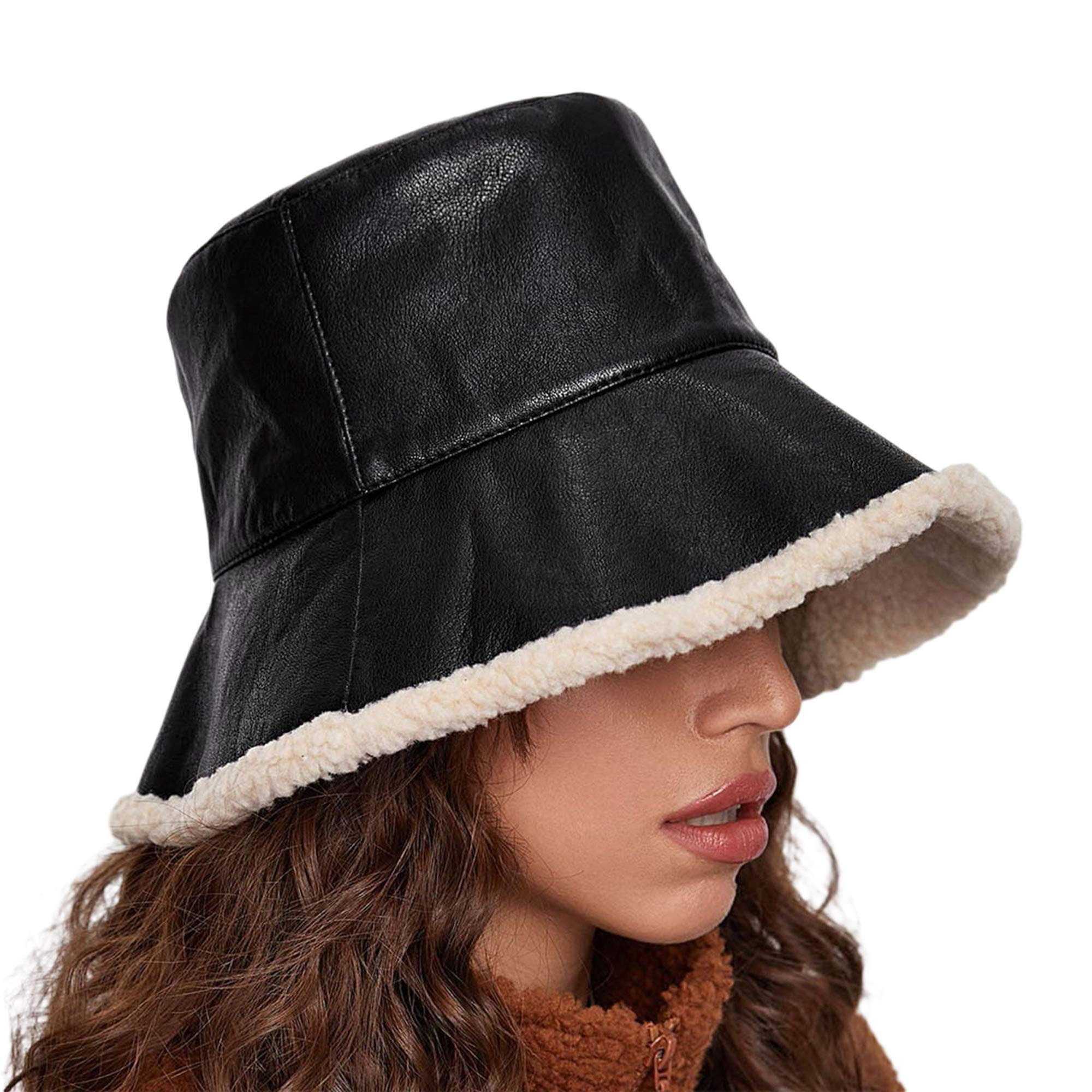 Sunisery Womens Stylish Bucket HatPU 