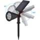 thumbnail image 4 of Focos solares para exterior, 7 luces LED solares para jardín, aptas para jardines, patios, caminos de acceso, pasarelas, aceras, patios, 2 piezas, 4 of 5