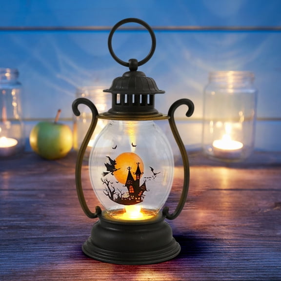 sruoe Halloween Decoration, Halloween Hanging Decorations, Holiday Light, Retro Portable Lamp, Venue Layout Props Hanging Ghosts, Hanging Pendant for Indoor Home Holiday Decorations