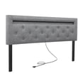thumbnail image 1 of Cabecera Queen Size con Luz LED Fabato Ajustable con Carga USB, 1 of 2
