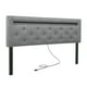 thumbnail image 1 of Cabecera Queen Size con Luz LED Fabato Ajustable con Carga USB, 1 of 2