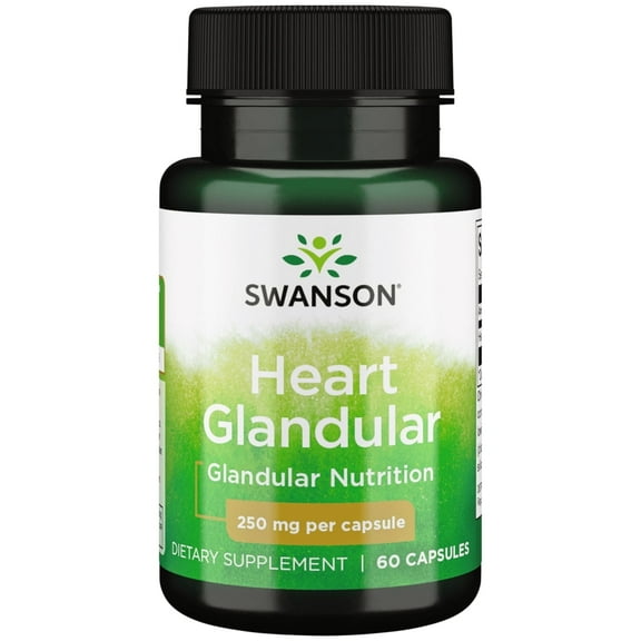 Swanson Heart Glandular 250 mg 60 Capsules