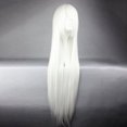 thumbnail image 3 of Unique Bargains Wigs for Women 39" Bright White Wigs for White Women with Wig Cap, 3 of 6