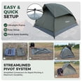 thumbnail image 3 of KingCamp 2-Person Camping Tent, Waterproof Tent for Camping with Rain Fly and Carrying Bag, Huge Door for Camping, Hiking, Travel, 3 of 10